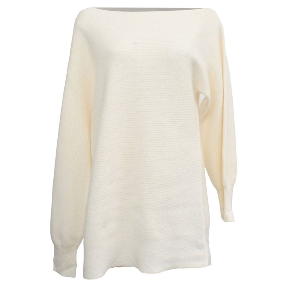 Theory Knitted Oversized Sweater in Cotton